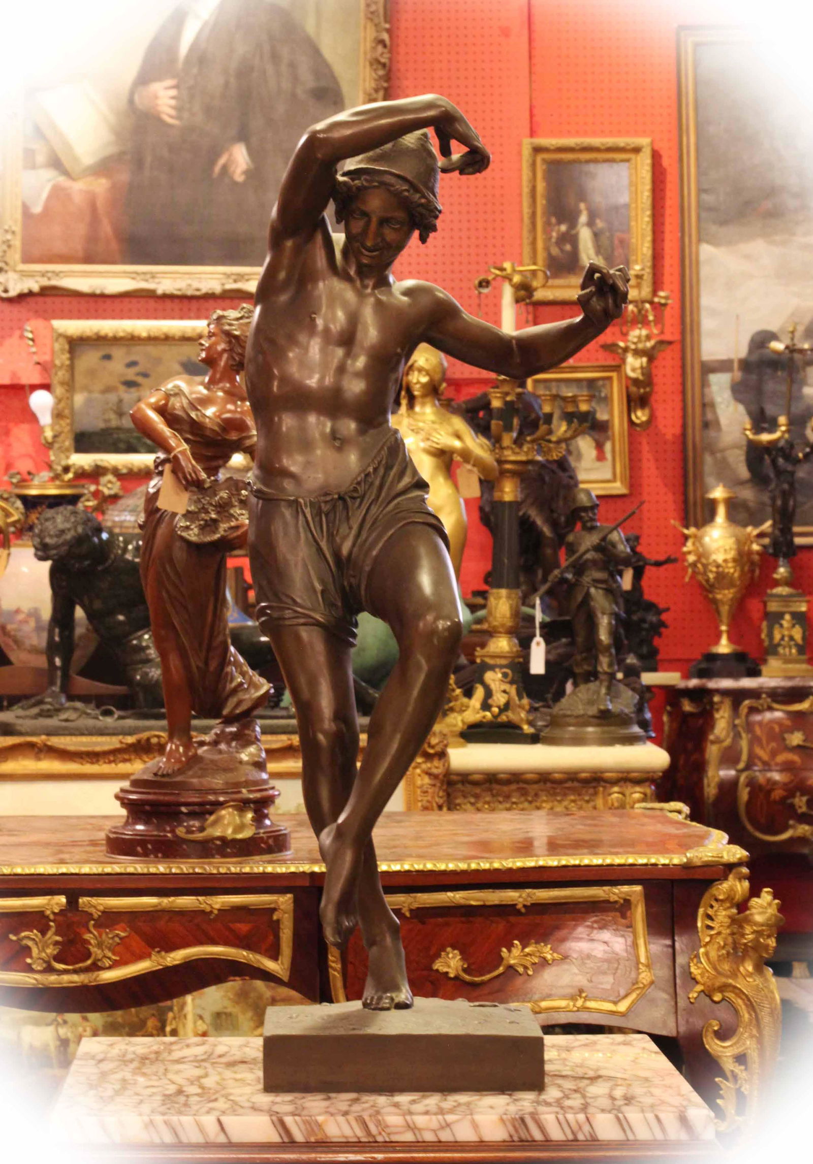 19 C bronze sculpture, Pierre-Maximilien Delafontaine (1 of 7)