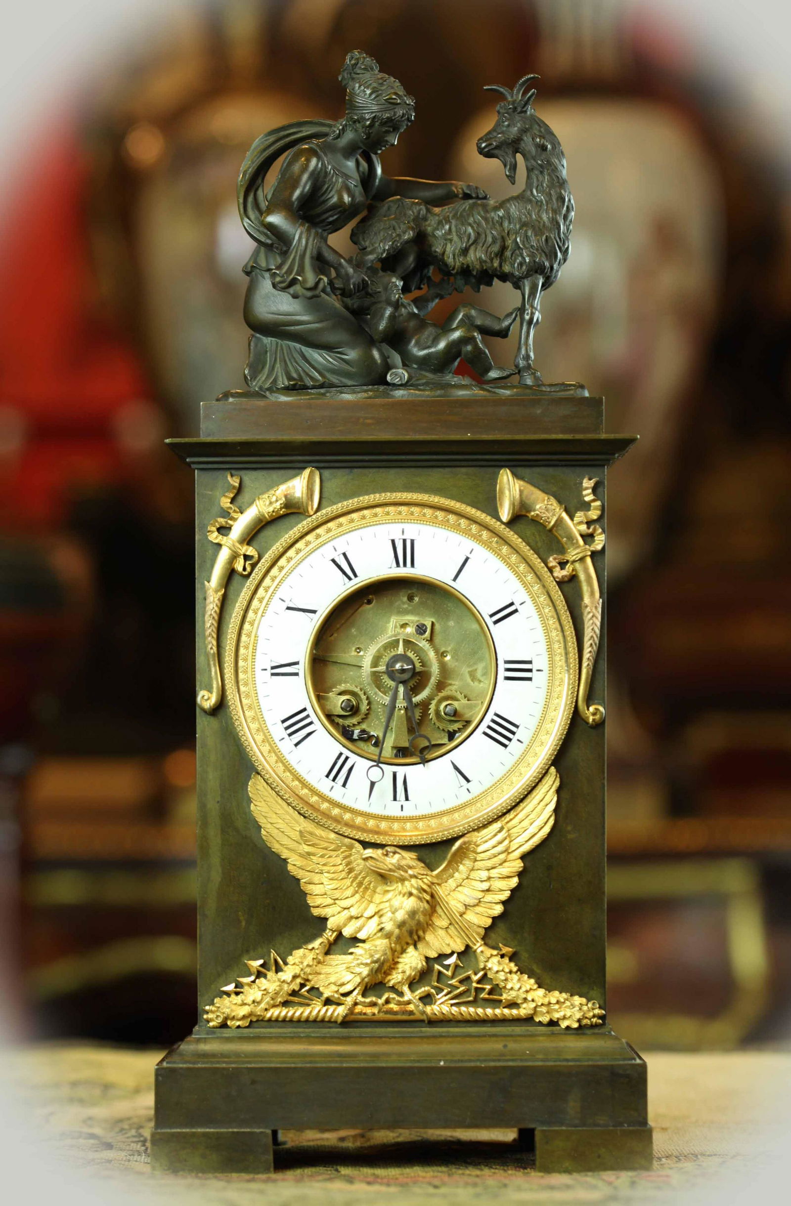 18th Century Skeleton clock (1 of 7)