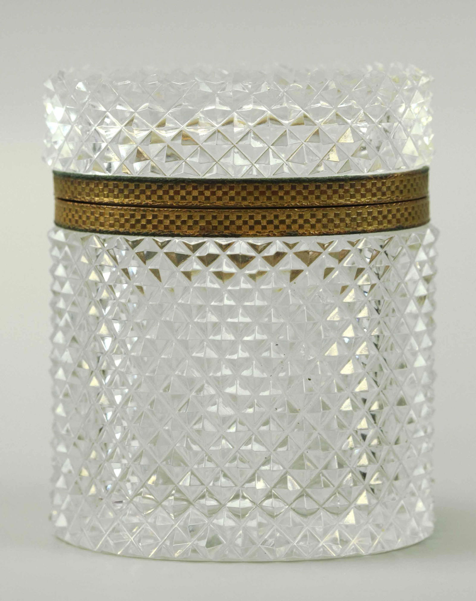 19th C French Baccarat Box Gilded Ormolu with Bronze (1 of 6)