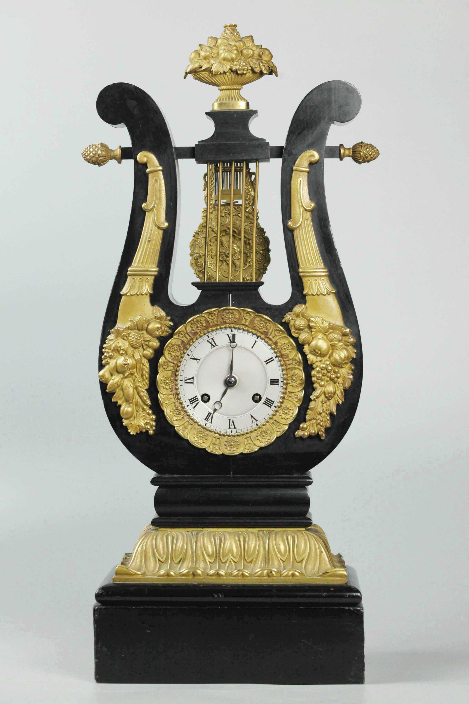 1840 French Lyre Clock (1 of 9)