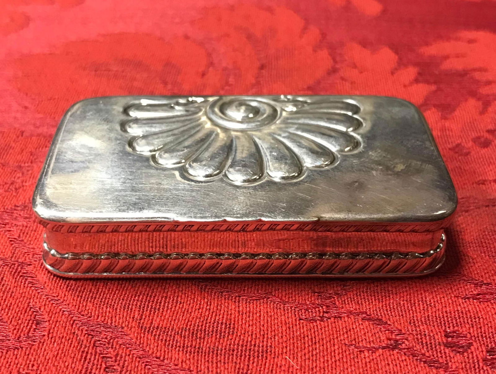 19 C Howard&Co.Sterling Silver Stamped Box,Marked (1 of 4)