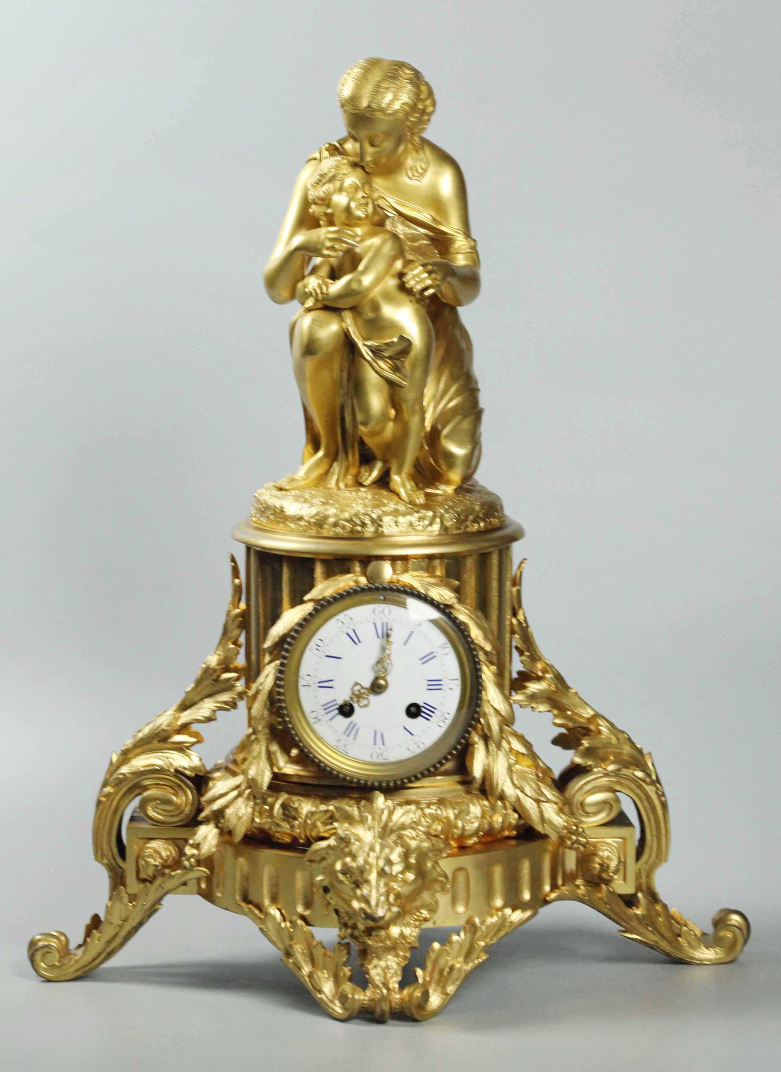 19th Century Dore Bronze Clock (1 of 8)