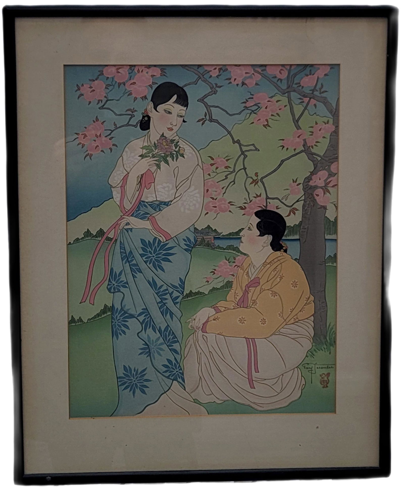 Paul Jacoulet (1896-1960, France) Print. (1 of 4)