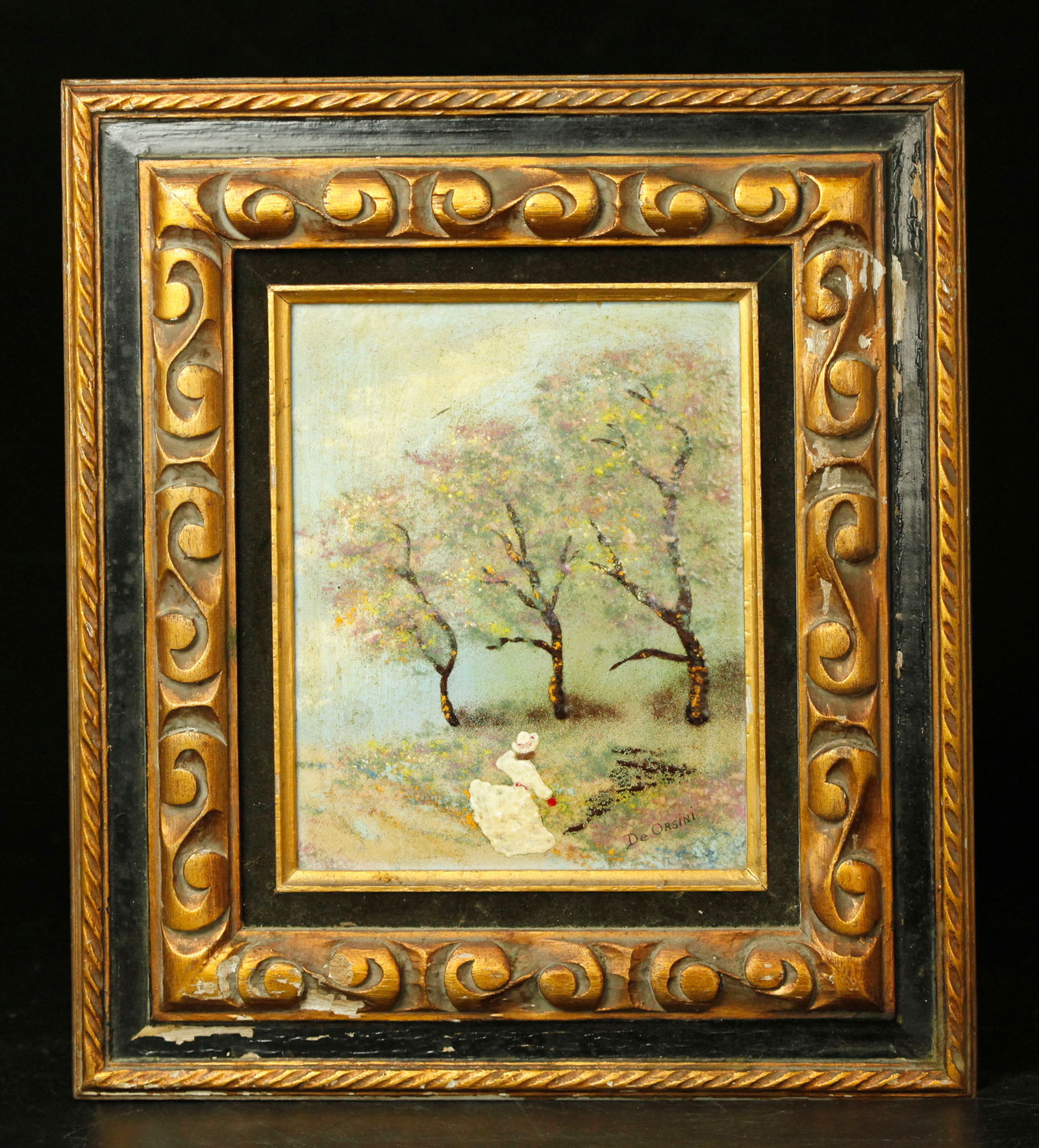 A pair of palace size black marble top Dore Bronze mounted Sevre porcelain French style Pedestals (1 of 5)