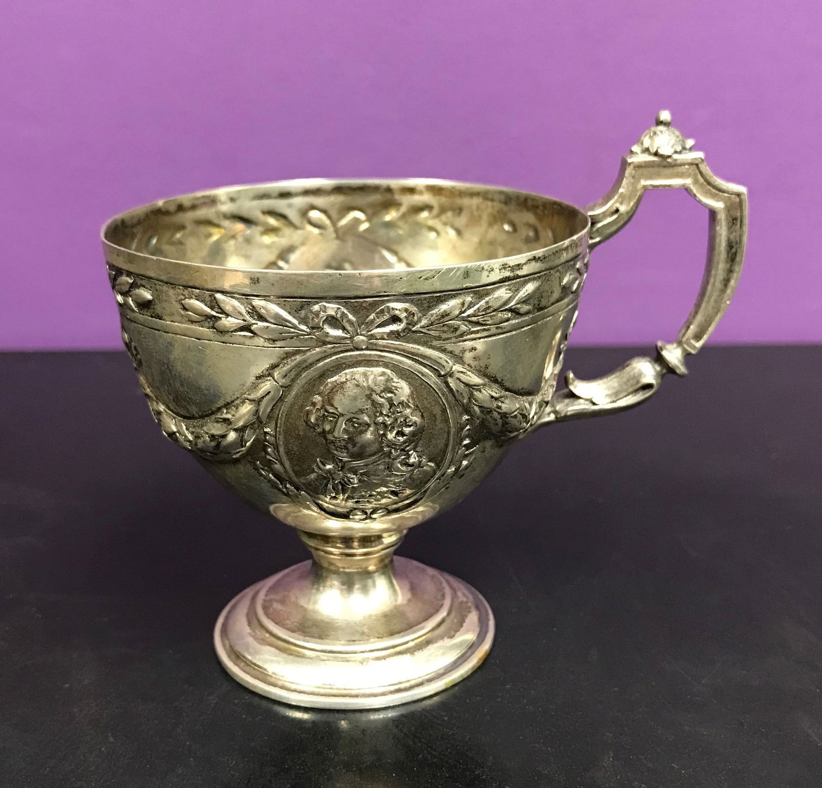 19th century Russian 84 silver cup (1 of 4)