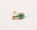 A Pair Of 18K gold, Emerald & Diamond Earrings - 3