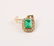 A Pair Of 18K gold, emerald & Diamond Earrings - 3