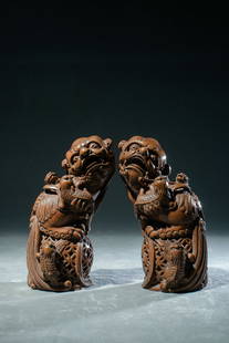 Qing Dynasty Boxwood Wooden Carving , China: Height: 14cm Diameter: 6.3cm