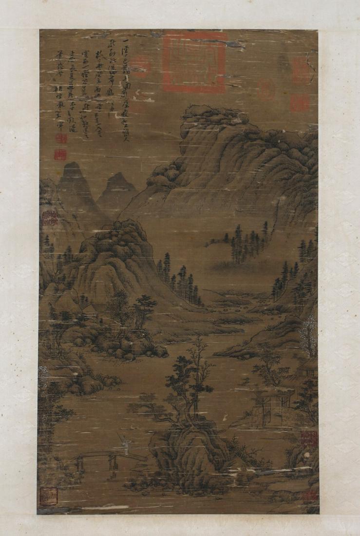 Wang Hui's Imitation of Yuan Dynasty: Height 65cm Width 38cm