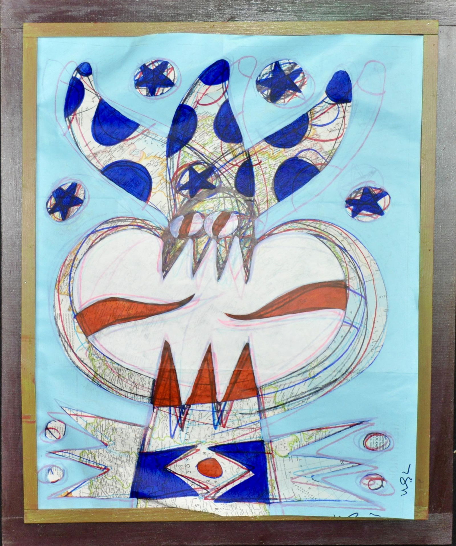 Wayne Cunningham, Pennsylvania Outsider artist American (1 of 4)
