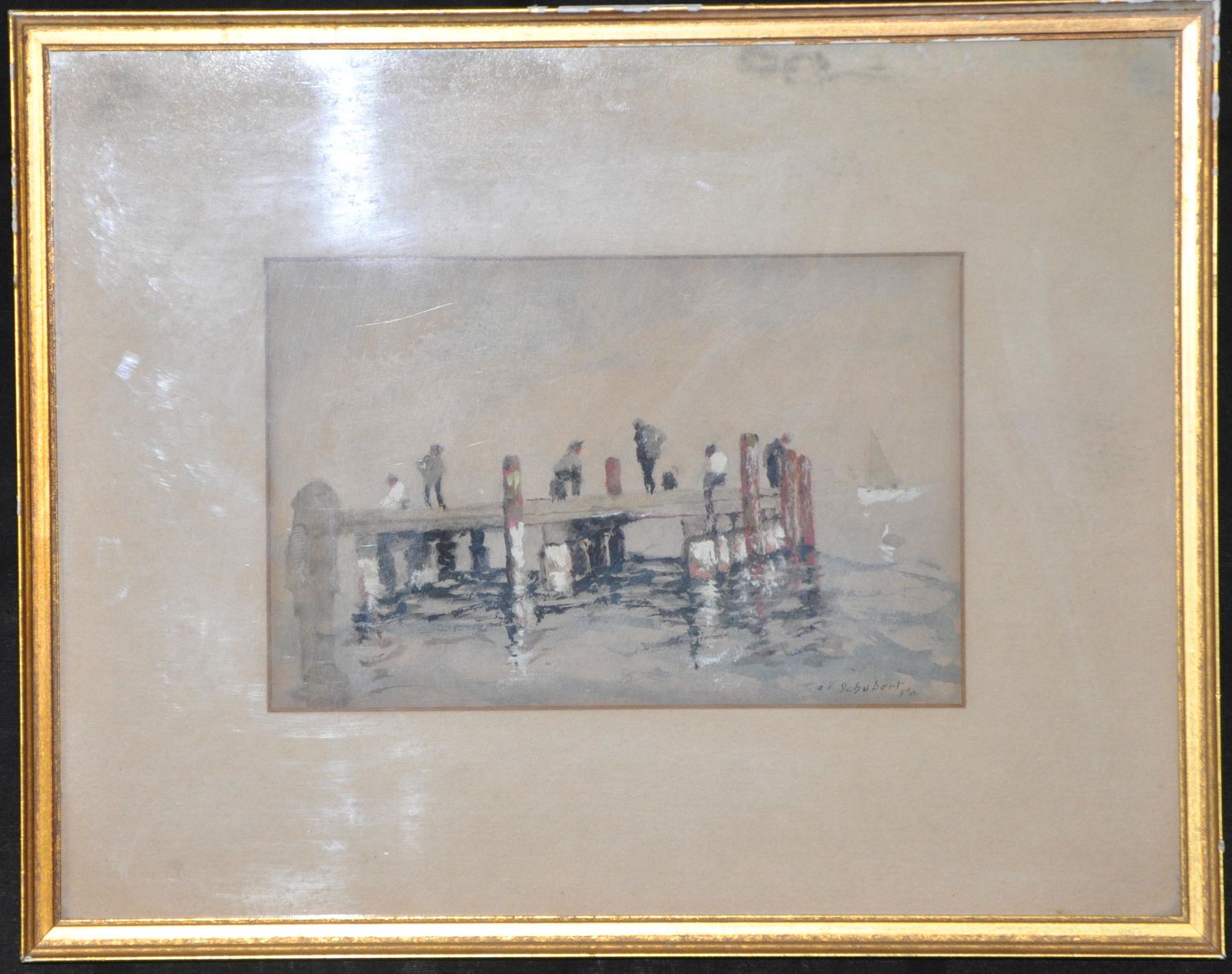 Orlando V. Schubert ,American Impressionist  Florida (1 of 5)