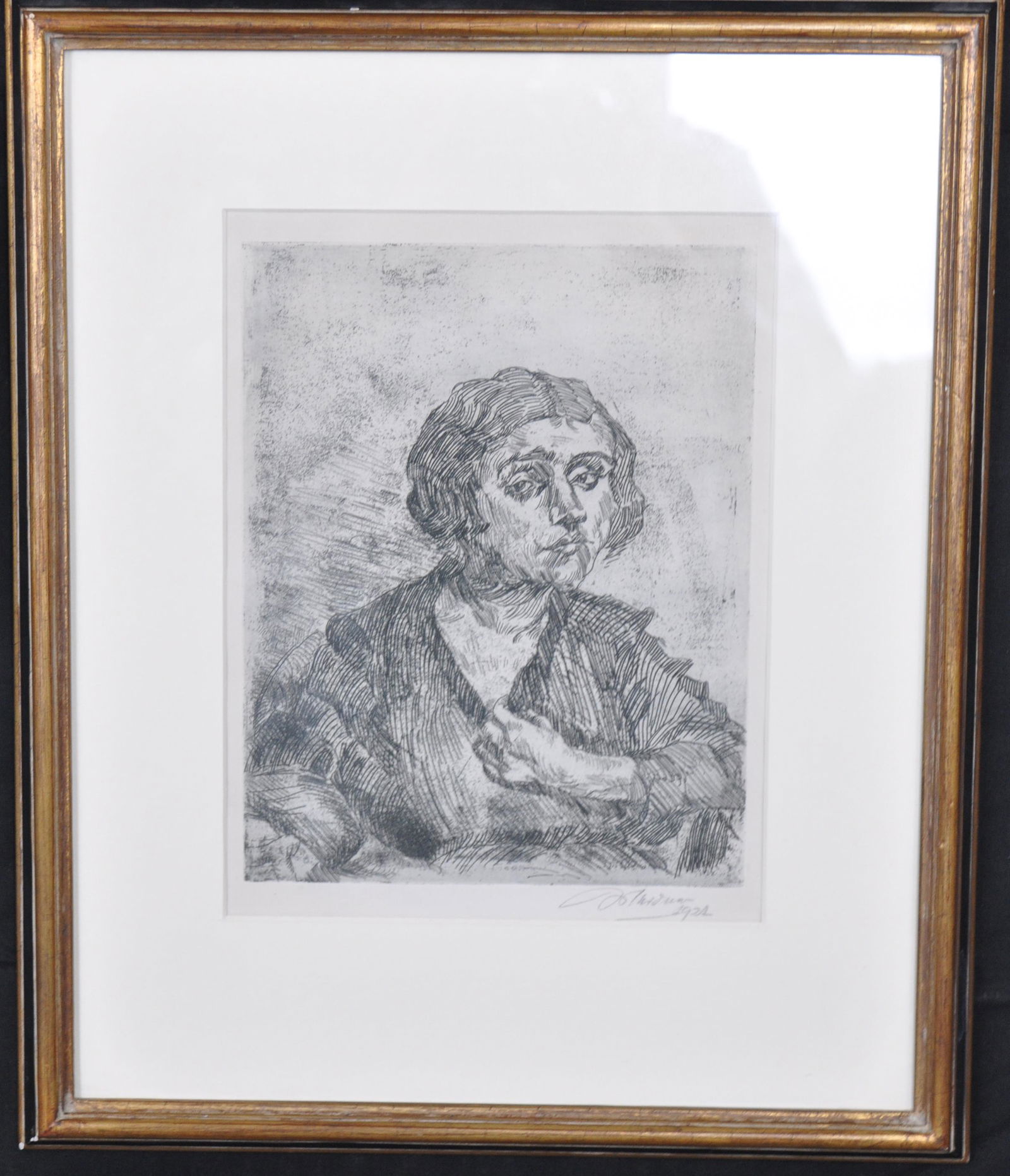 Ludwig Meidner, German Expressionist Etching, Signed (1 of 9)