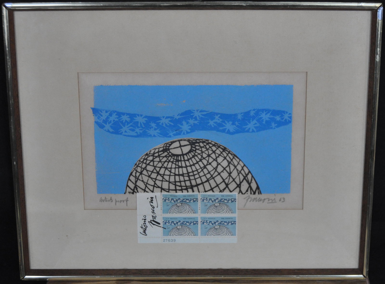 Antoni Frasconi, American-Uruguayan artist, print, (1 of 4)