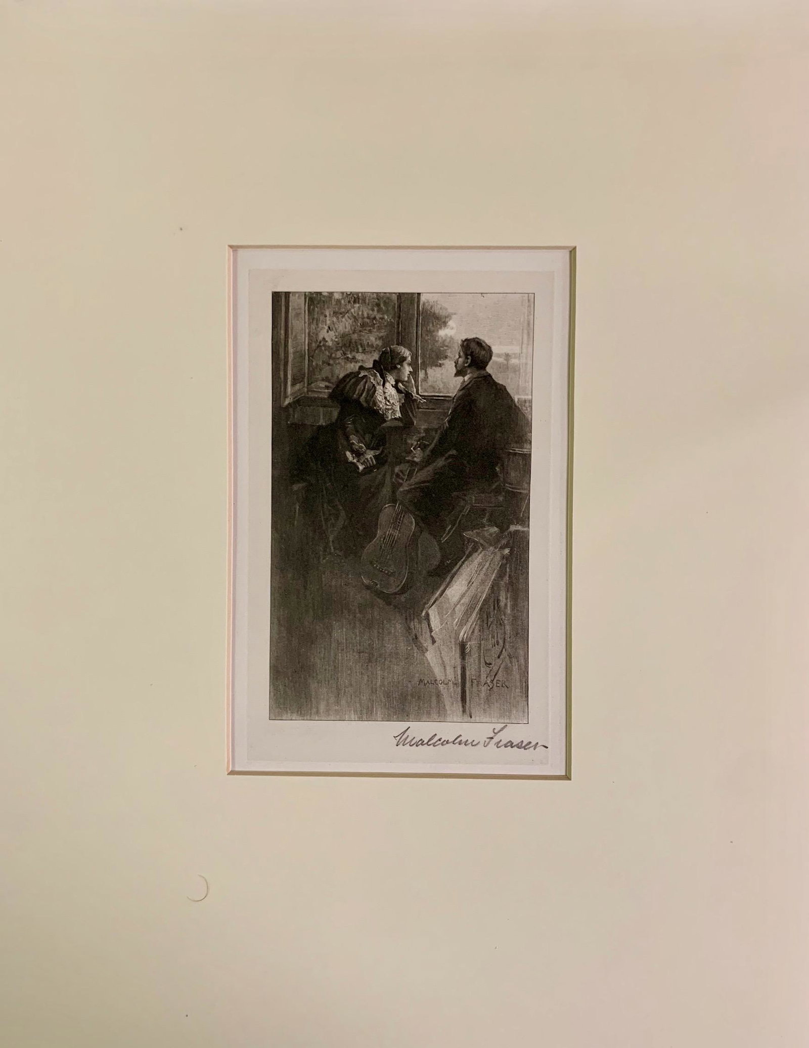 Charles Malcolm Fraser, American Artist, signed: Charles Malcolm Fraser,pencil signed photogravure. artist and illustrator, whose long and rewarding career afforded association with many of the great names of his time, was a native of Montreal, Cana