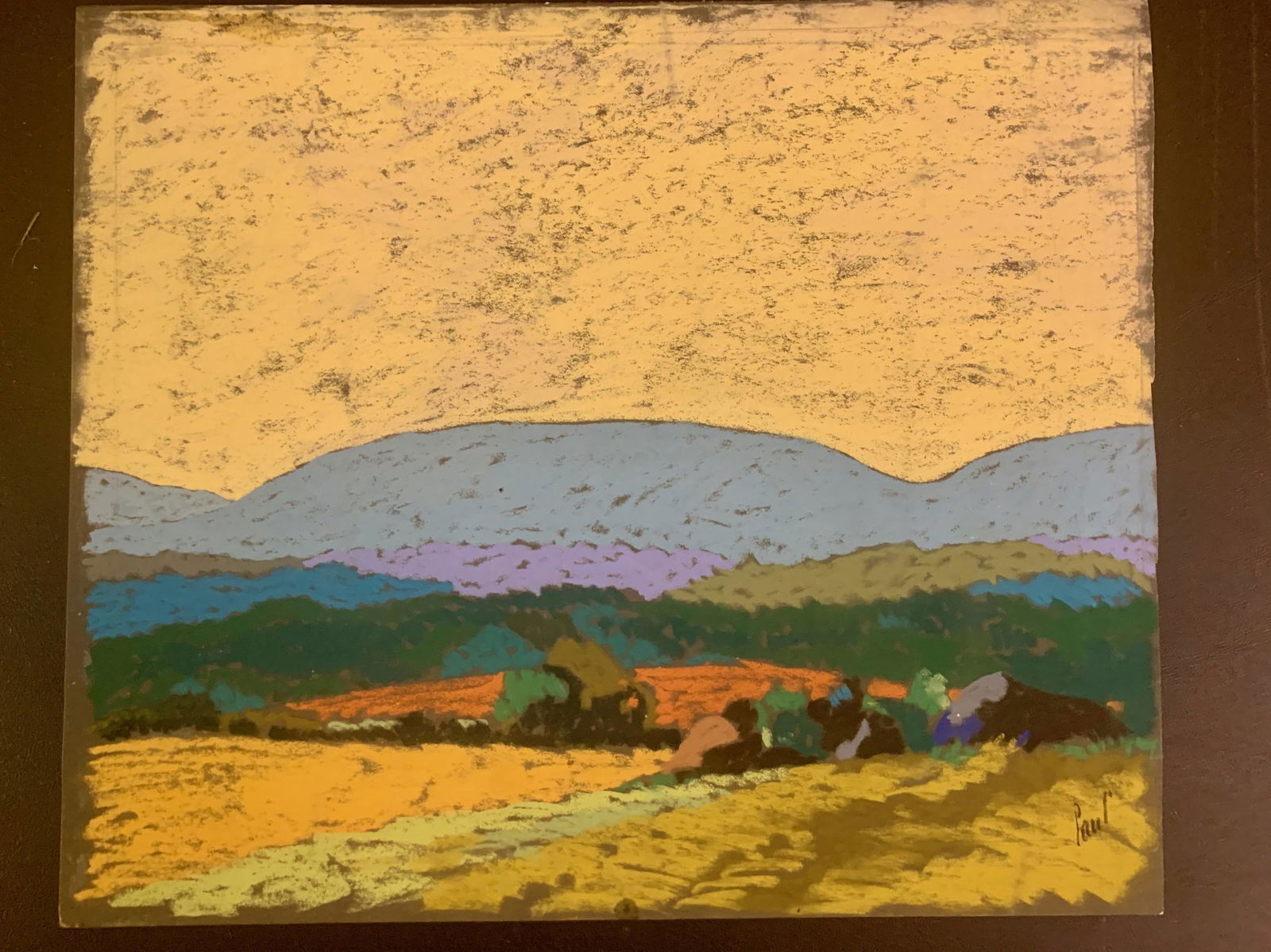 Charles R. Paul, American Artist, pastel: Charles R. Paul (1888 - 1942), American Artist, pastel, 9 x 11", . He studied under Thomas Anshutz and William Merritt Chase. Charles R. Paul was active/lived in Pennsylvania, Indiana. Charles Paul is