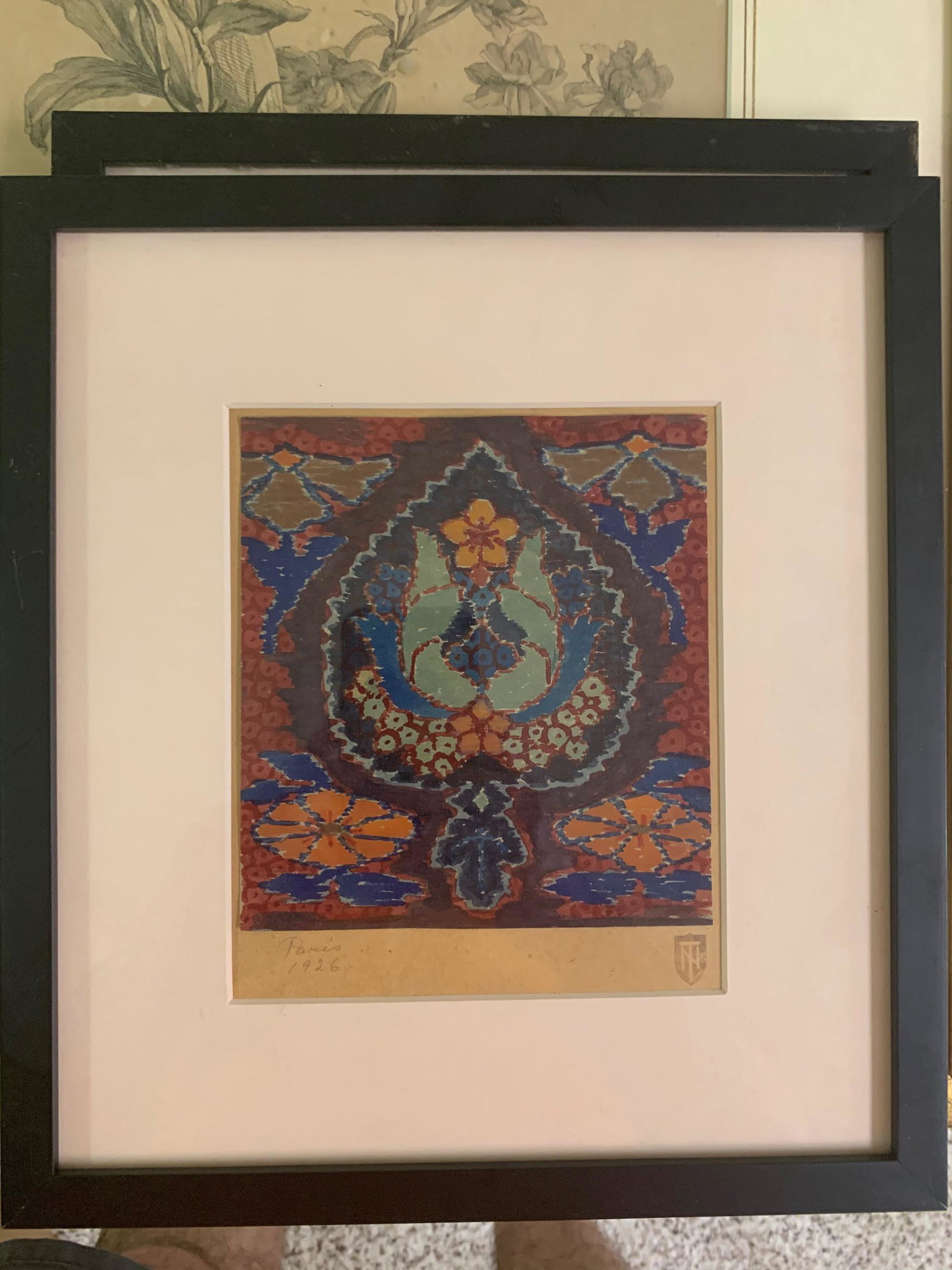 Nishan Toor, American Artist, Arts & Crafts: Nishan Toor, American/Armenian Artist, image size, 6 x 5 1/2", Arts & Crafts These were original Arts & Crafts designs created for Liberty & Co. in EnglandSculptor. Born in Harpoot, Armenia on Feb. 16