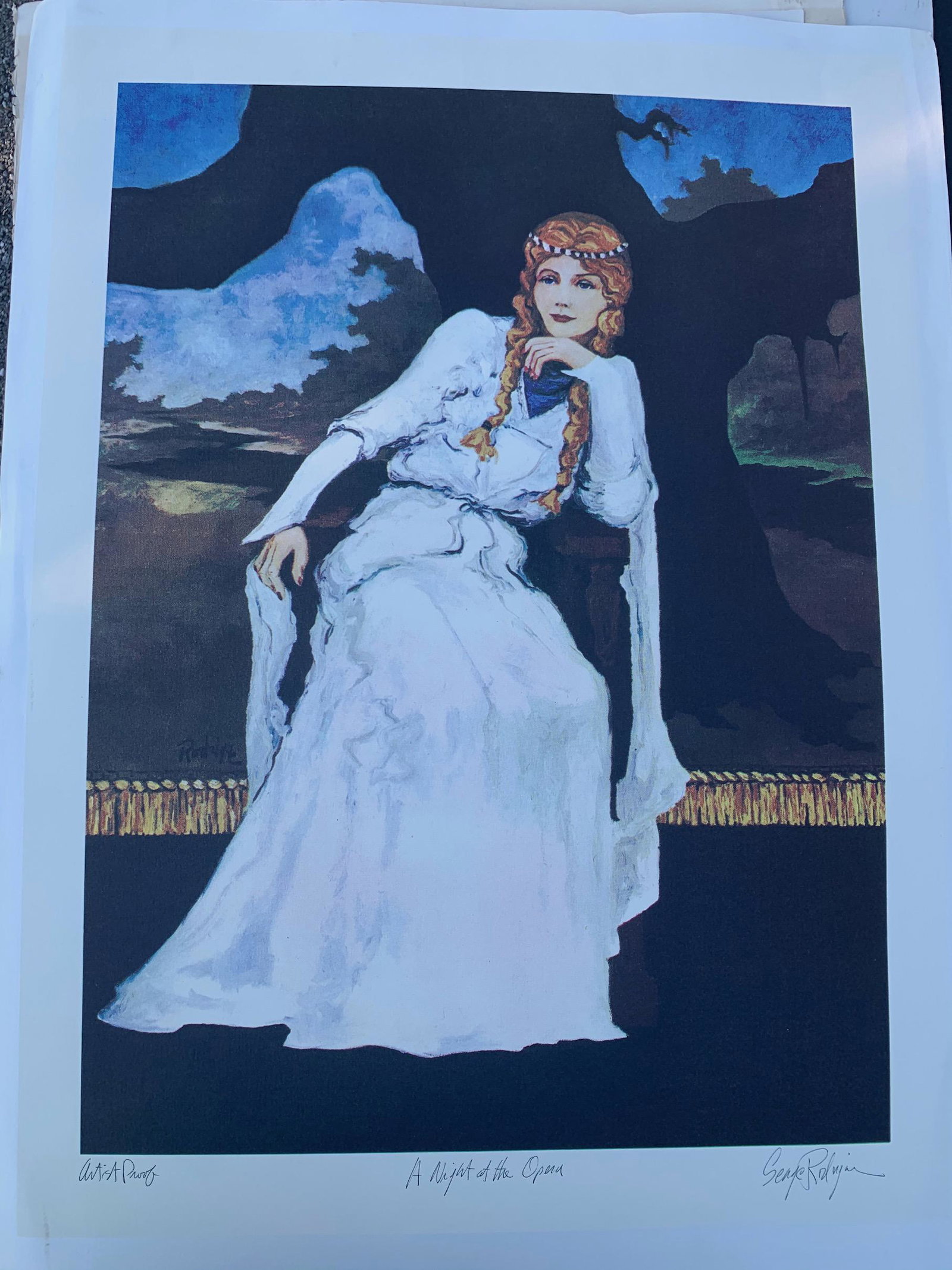 George Rodrigue, American Artist, signed poster: George Rodrigue, signed posters, Blue Dog fame, Louisiana