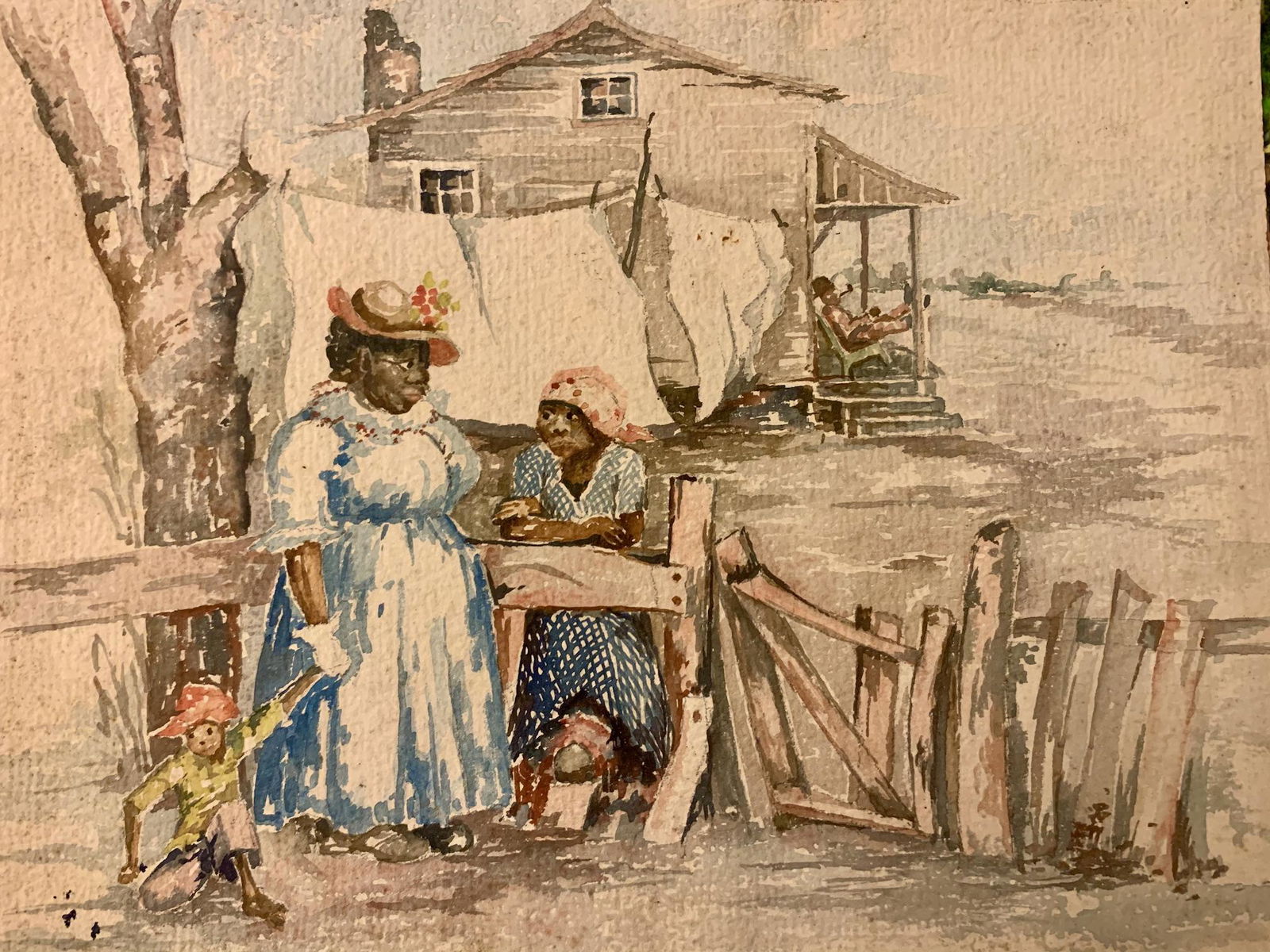 African American Subject Southern Scene original (1 of 5)