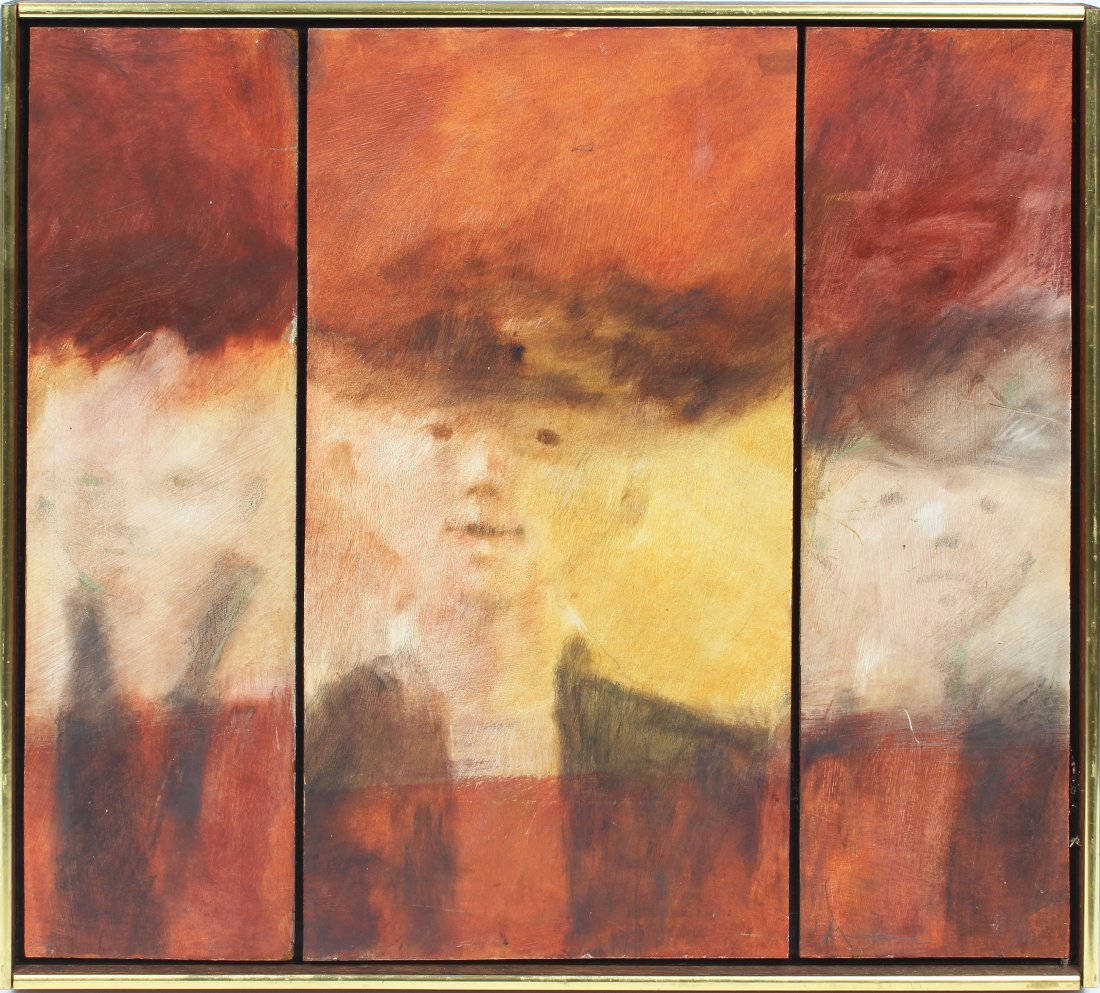 Abstract American School Mid Century Modern Portrait (1 of 4)