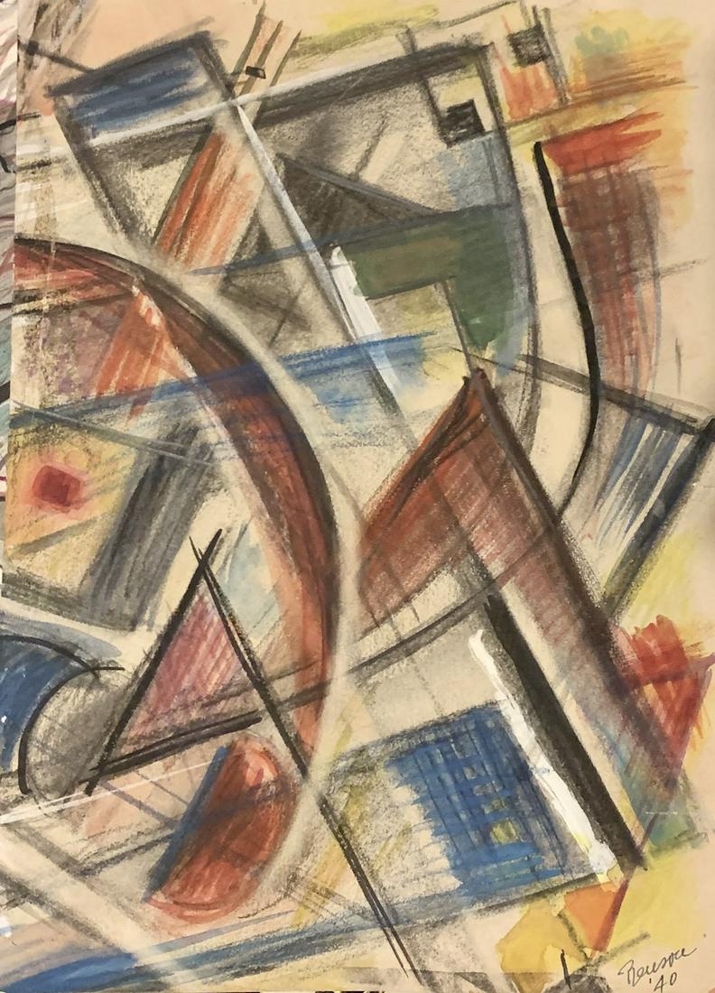 John William Benson, American Artist, Abstract (1 of 6)