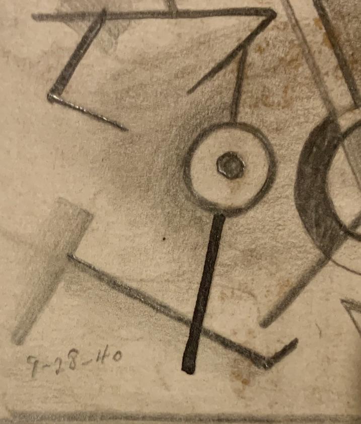 John William Benson, American Artist, Abstract (1 of 4)