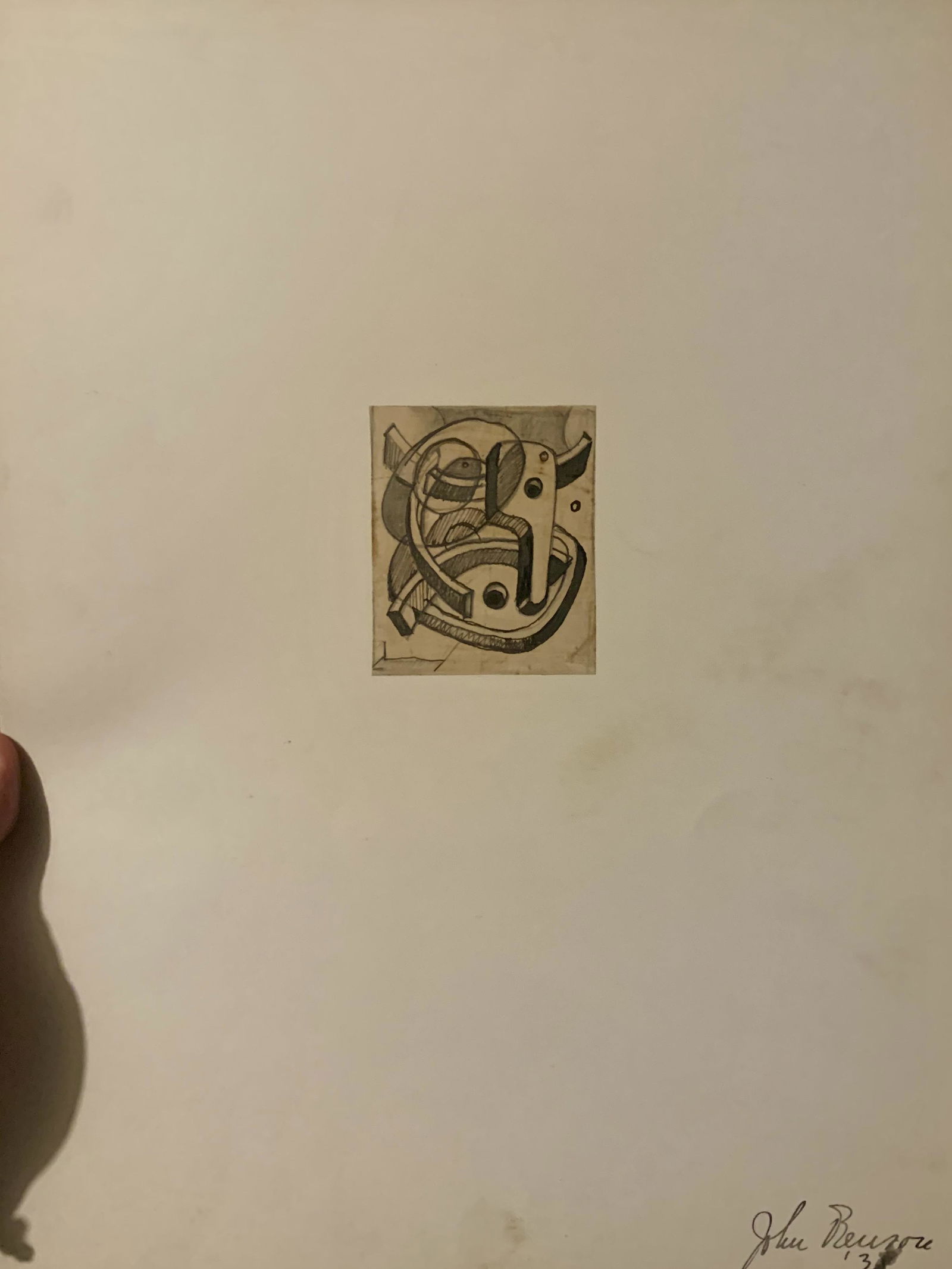 John William Benson, American Artist, Abstract (1 of 2)