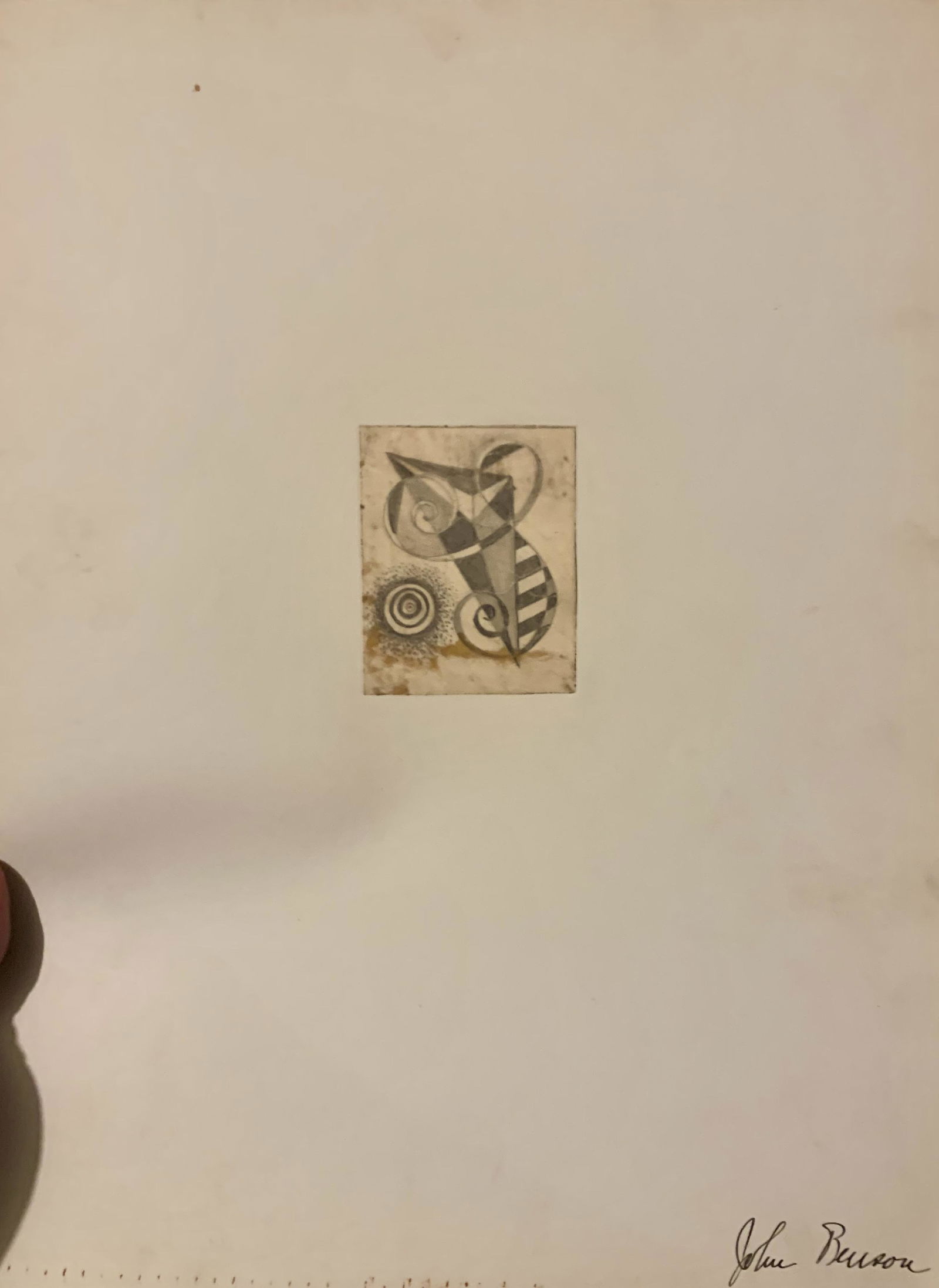 John William Benson, American Artist, Abstract (1 of 3)