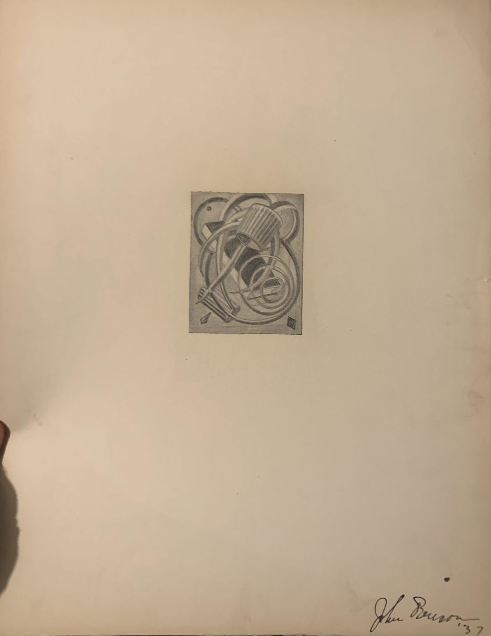 John William Benson, American Artist, Abstract (1 of 3)