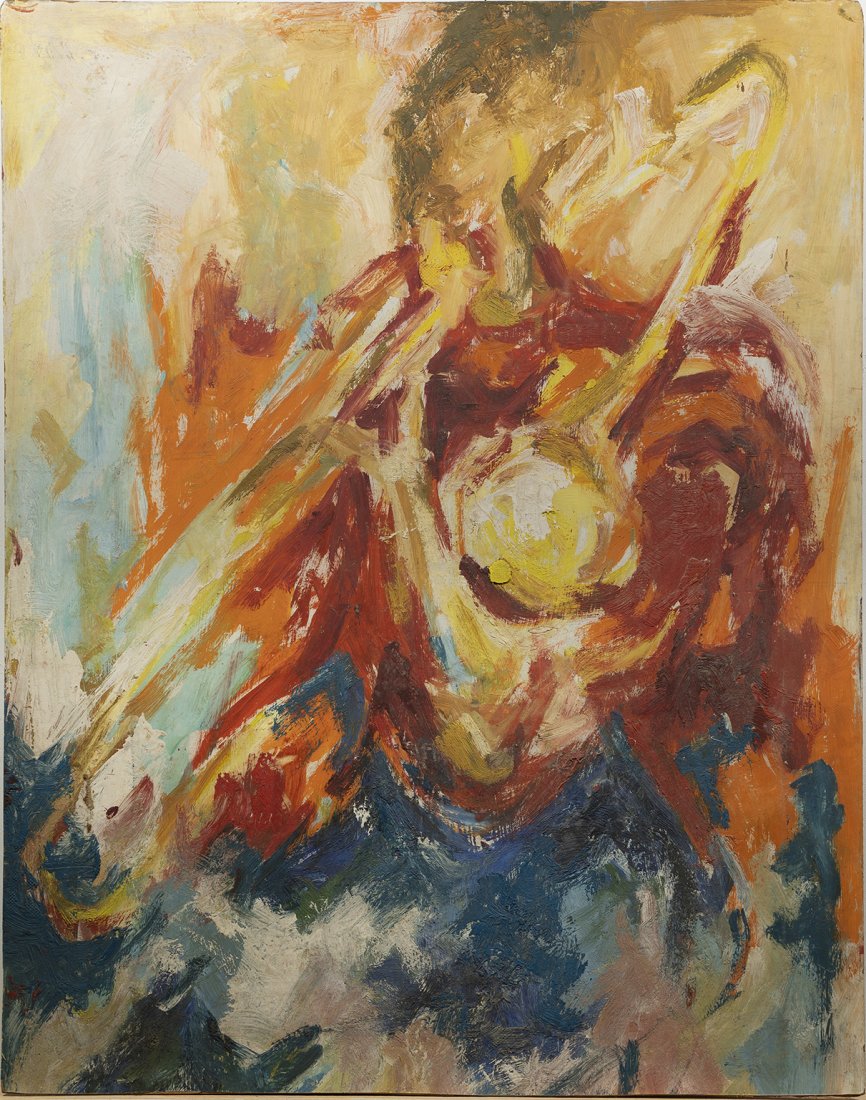 Abstract Expressionist Oil Painting Figurative NYC ART (1 of 5)