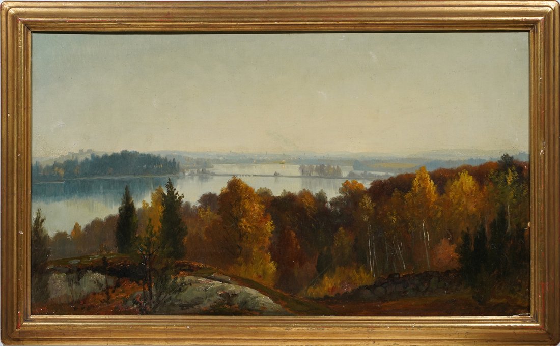 Boston Hudson River School Original Landscape Painting (1 of 7)