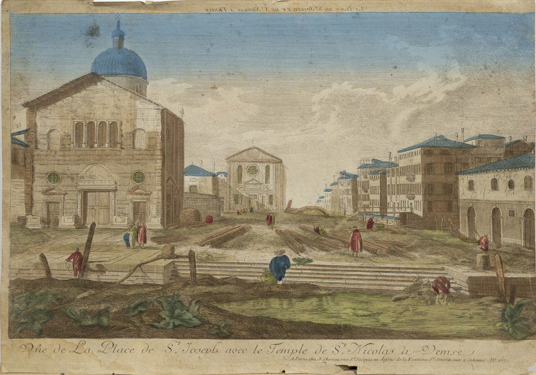 17th C Antique Print of Rue de La Place de St. Joseph (1 of 6)