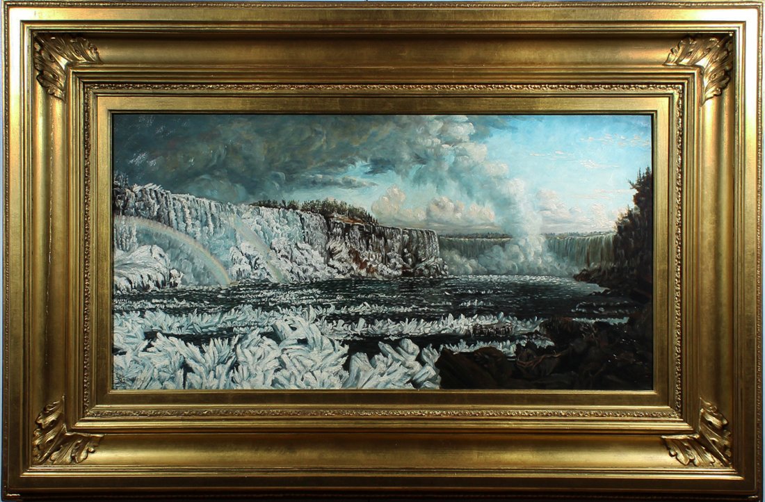 Peter Cameron Niagara Falls in Winter Oil Painting (1 of 6)