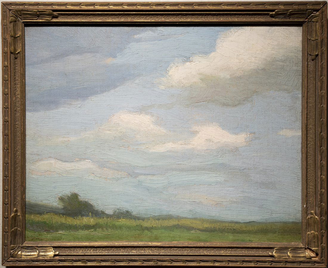 Panoramic Cloud Study American Impressionist Painting (1 of 6)