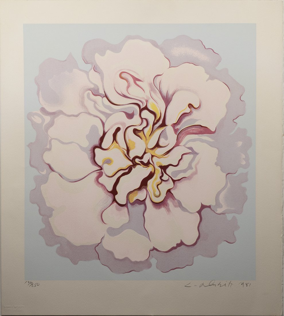 Carnation Lithograph by Lowell Nesbitt (1 of 7)