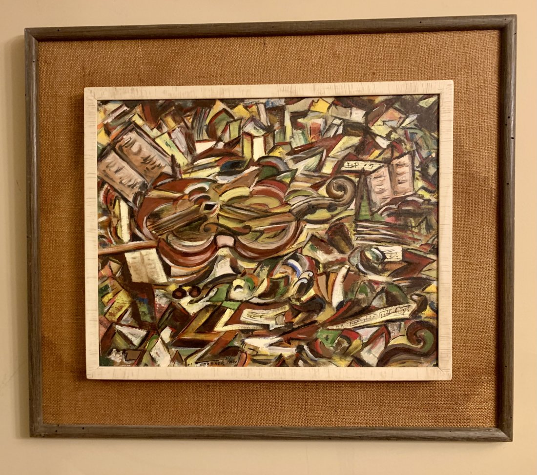 American Modernist Abstract Artist Listed Otto Baer (1 of 6)
