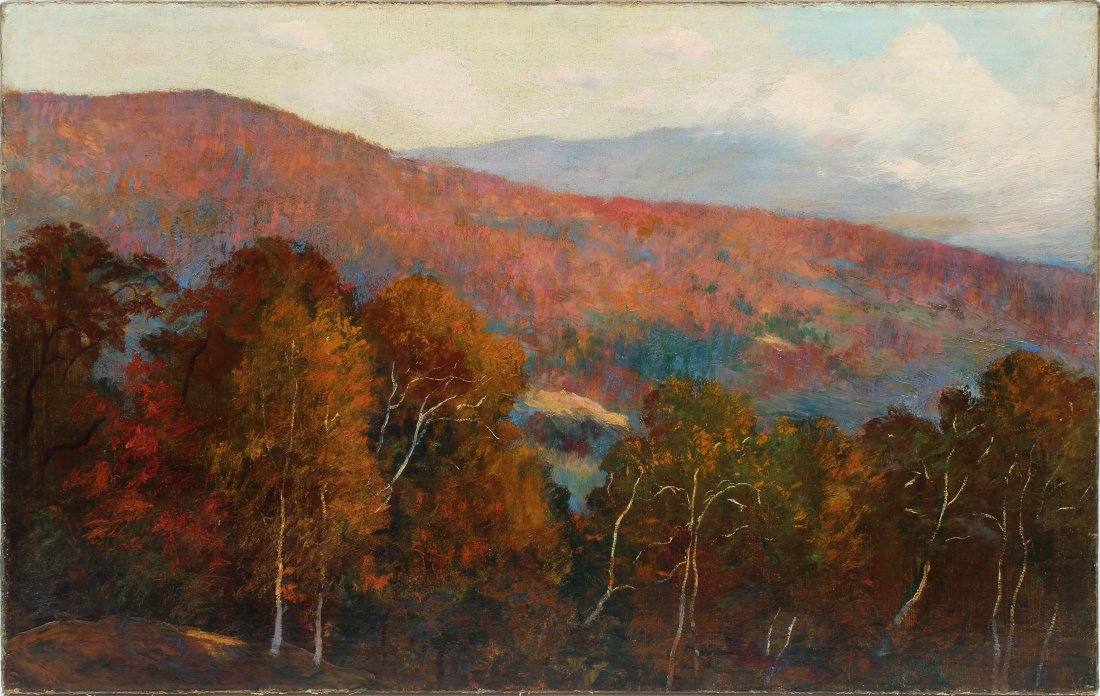 Att. John Enneking Fall American Landscape Oil Painting (1 of 5)