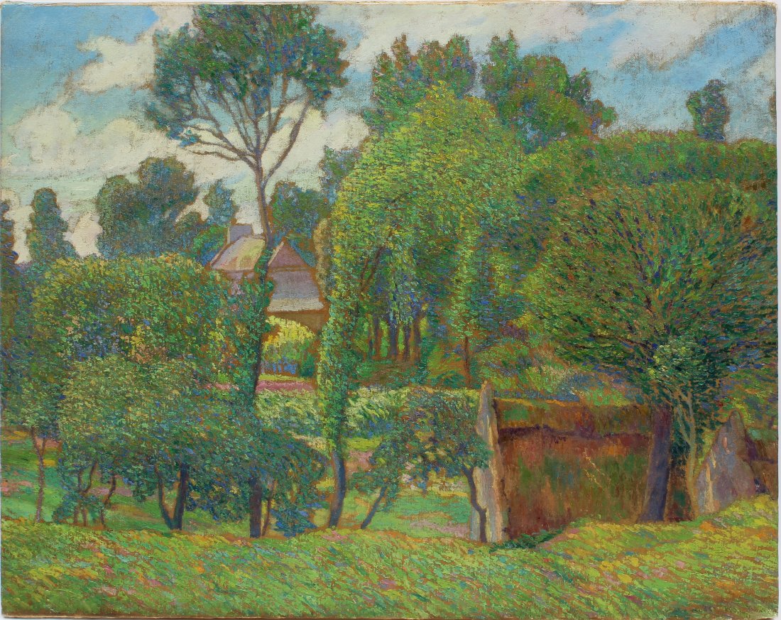 Large New Hope Impressionist Signed Oil Painting Museum (1 of 7)