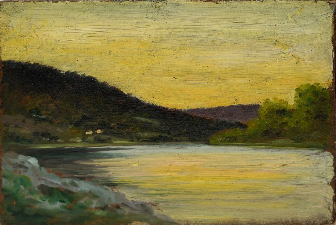 Small Oil Painting of the Susquehanna River (1 of 6)
