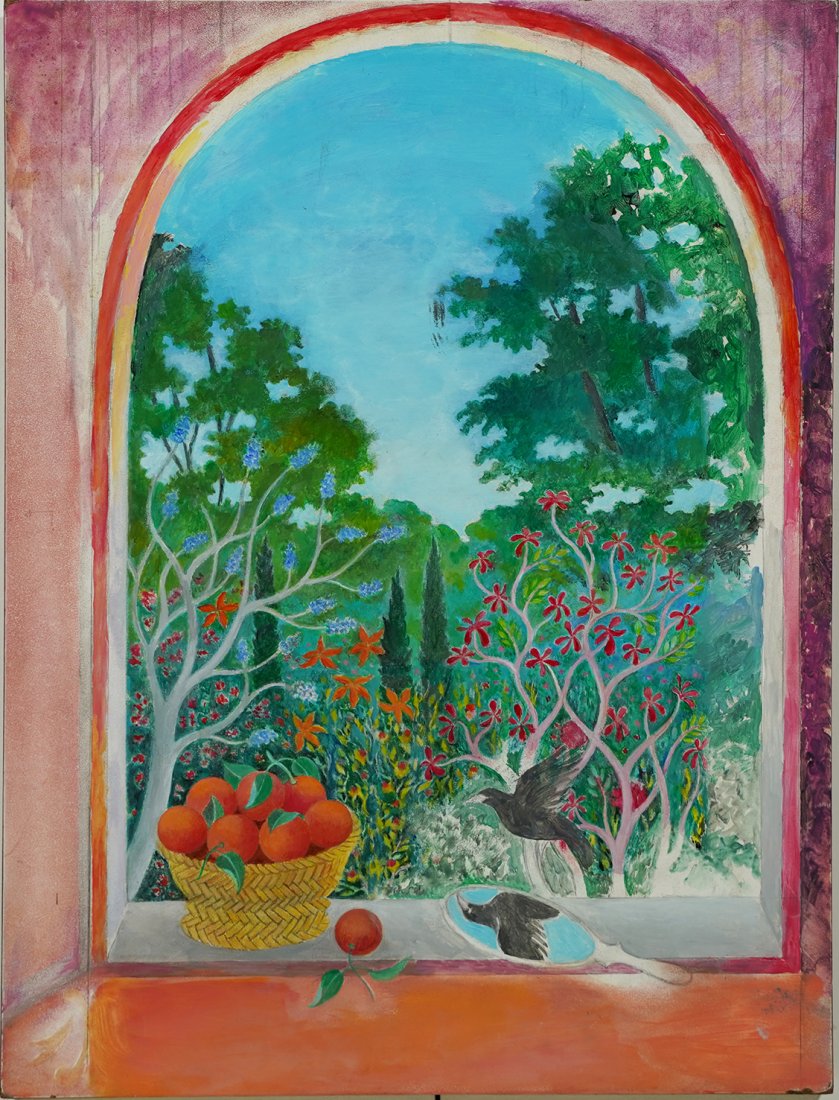 Beatriz Vidal Vibrant Garden  Window Illustration (1 of 6)