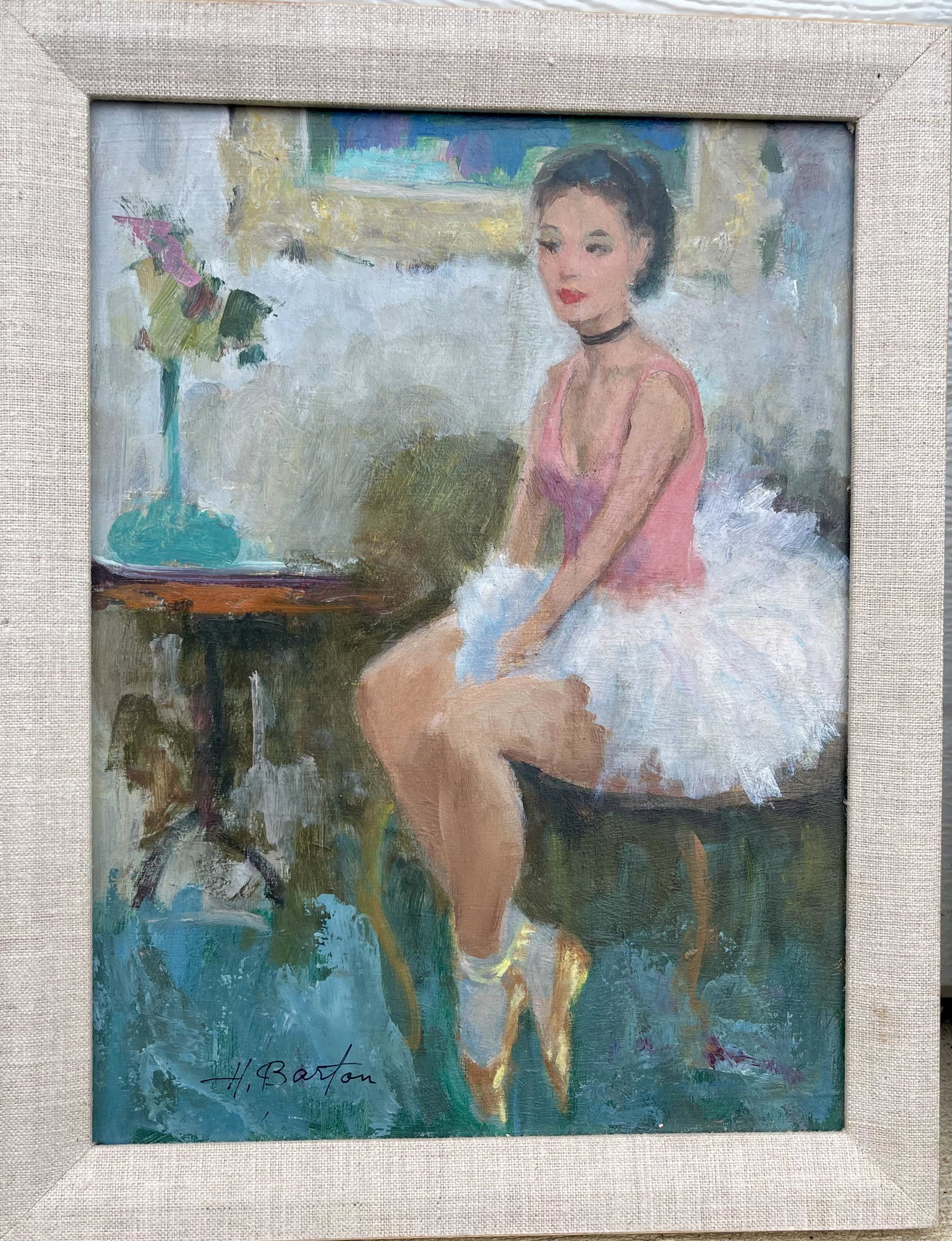American Antique Modernist Dancer Signed (1 of 4)