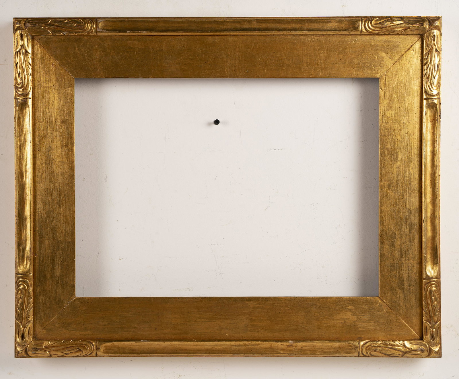 Antique Gold Leaf Arts Crafts Impressionist Wide Frame (1 of 3)