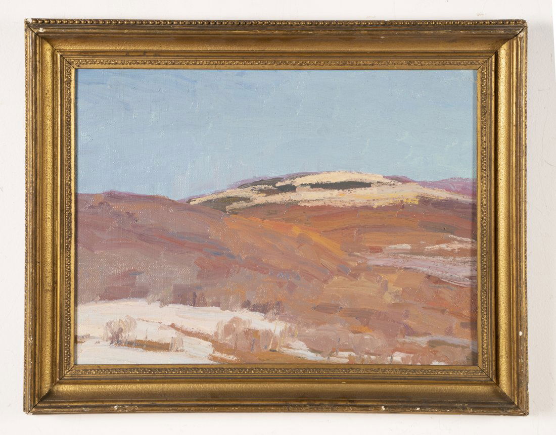 George Renouard Winter Long Island Landscape Painting (1 of 5)