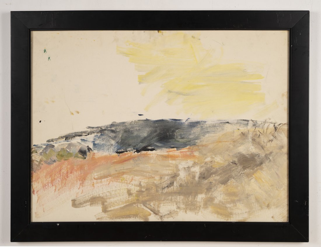 American Modernist Sunset Coastal NY Oil Painting (1 of 6)