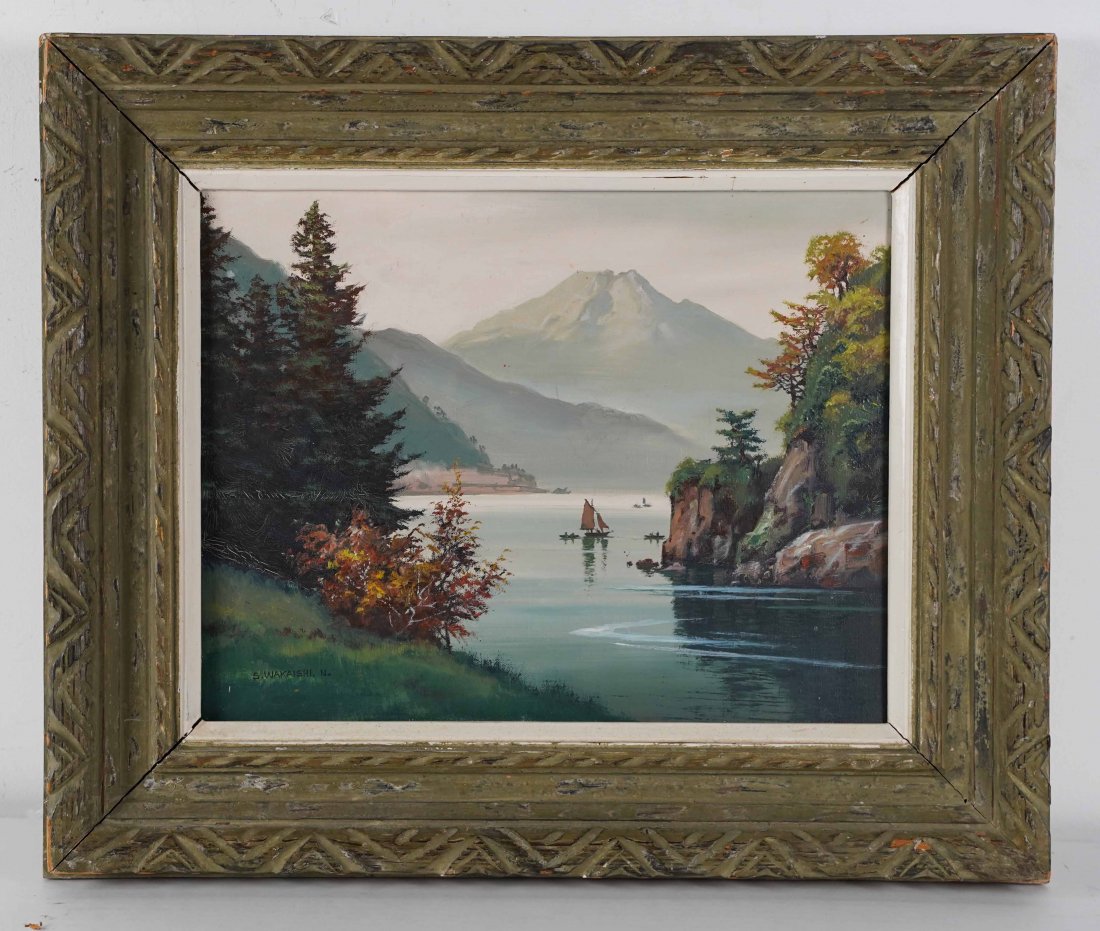 Japanese Impressionist Painting Signed (1 of 6)