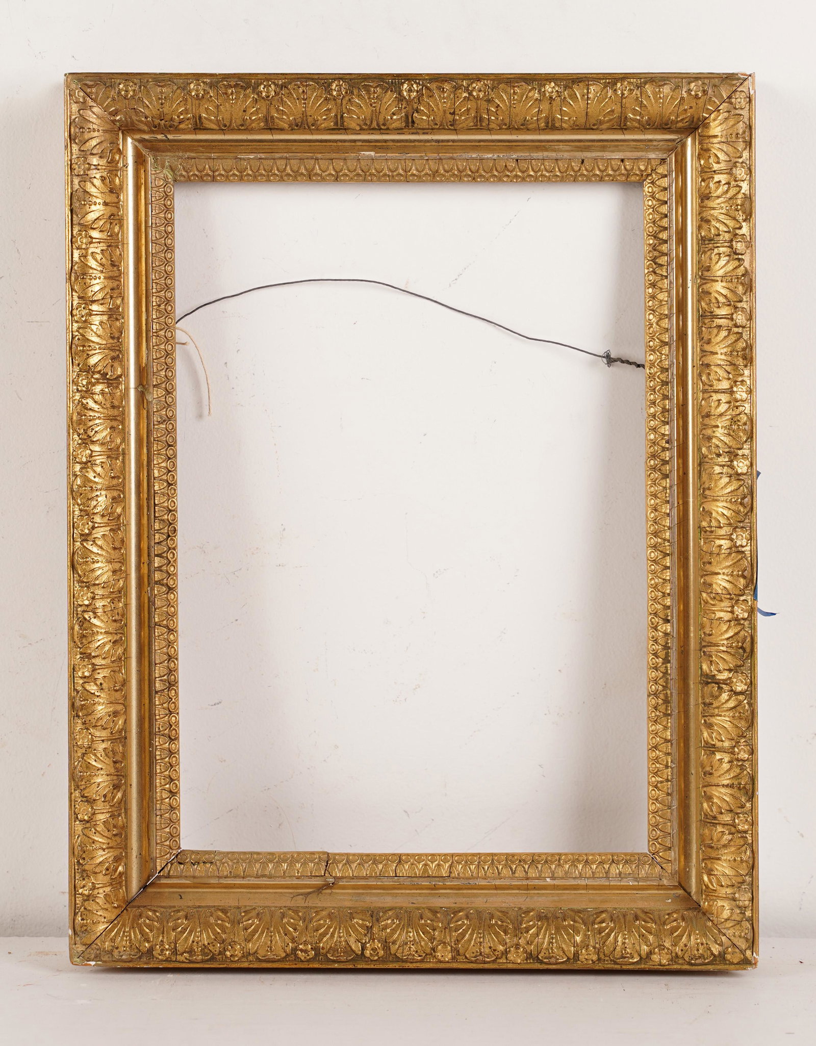 Fancy Gold Leaf 19th Century Oil Painting Frame (1 of 3)