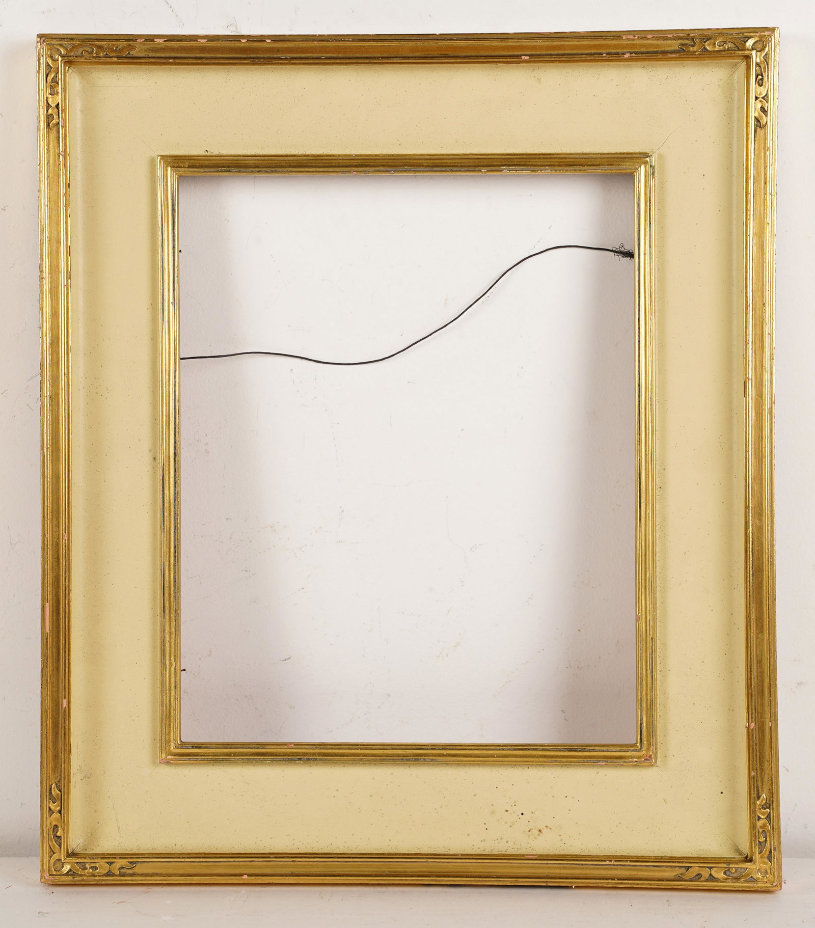 Antique Giltwood Impressionist Flat Panel Gold Frame (1 of 3)