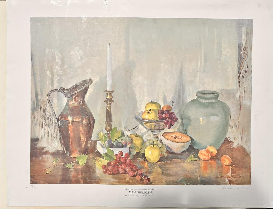 Nan Greacen American Artist New York Florida Signed and Numbered print (1 of 4)