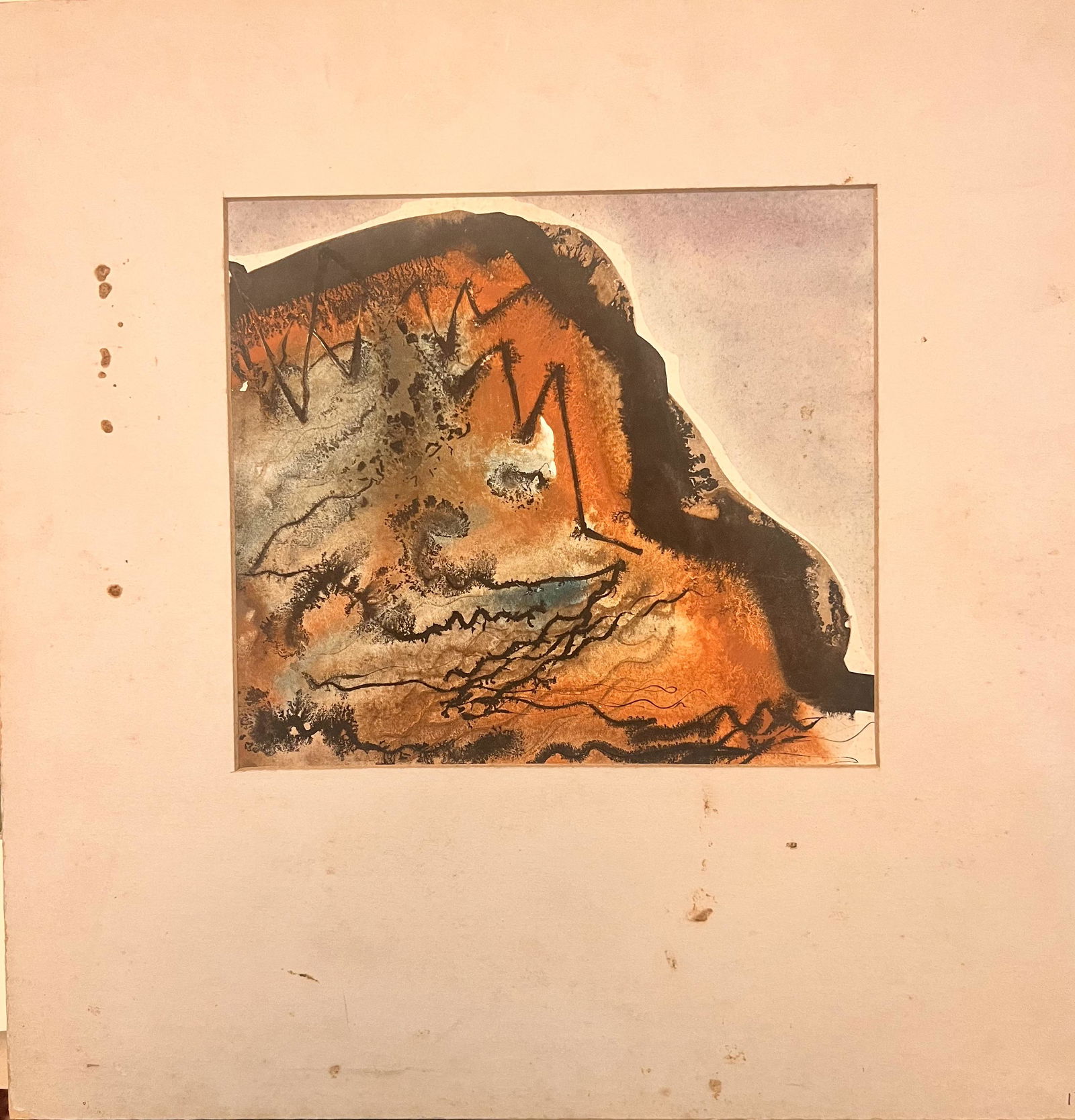 Museum Quality William Congdon American Artist watercolor Ex. Betty Parsons Gallery (1 of 4)