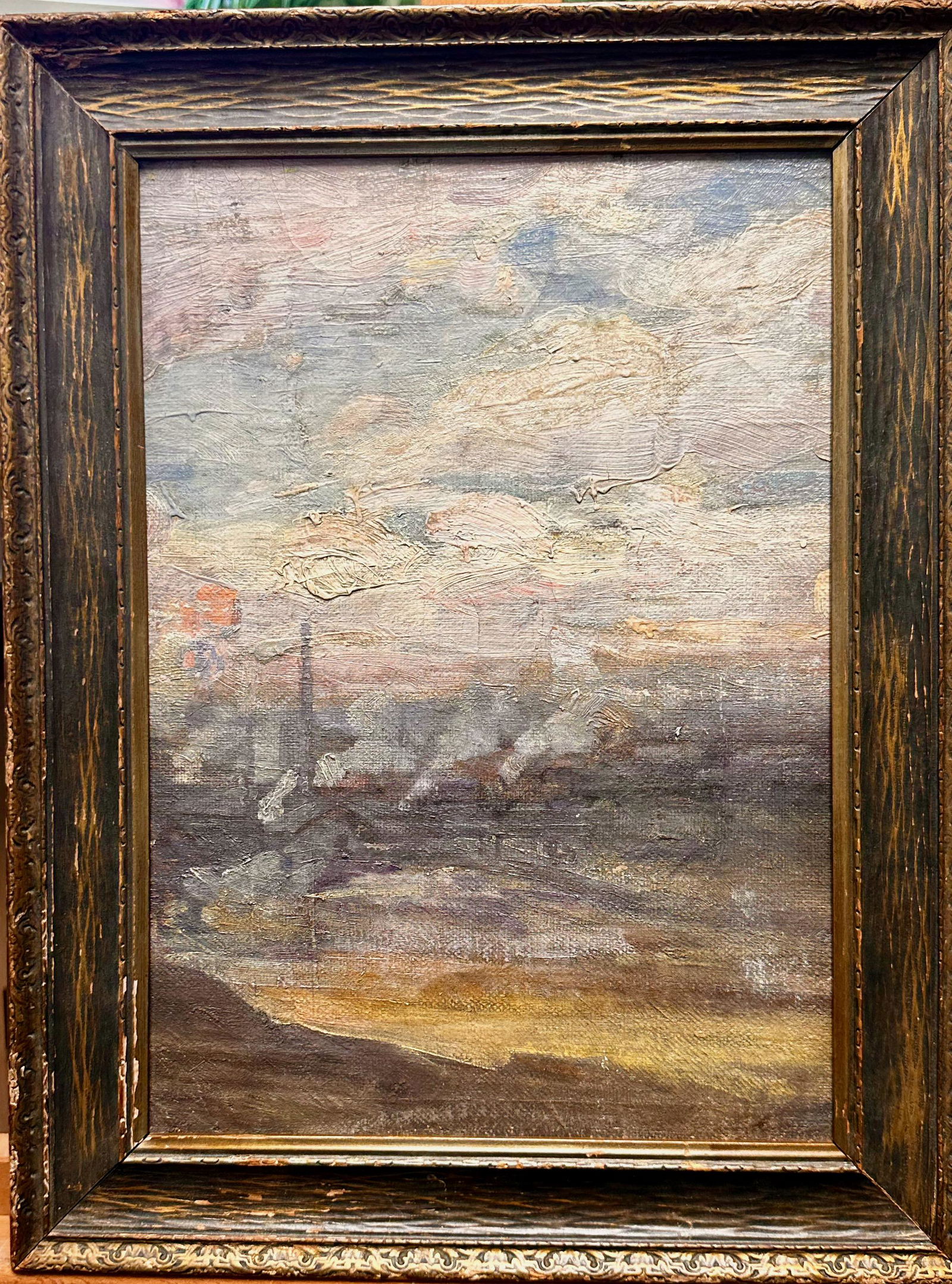 Early American Female Impressionist Industrial Scene Ellen Gifford Northern Signed (1 of 6)