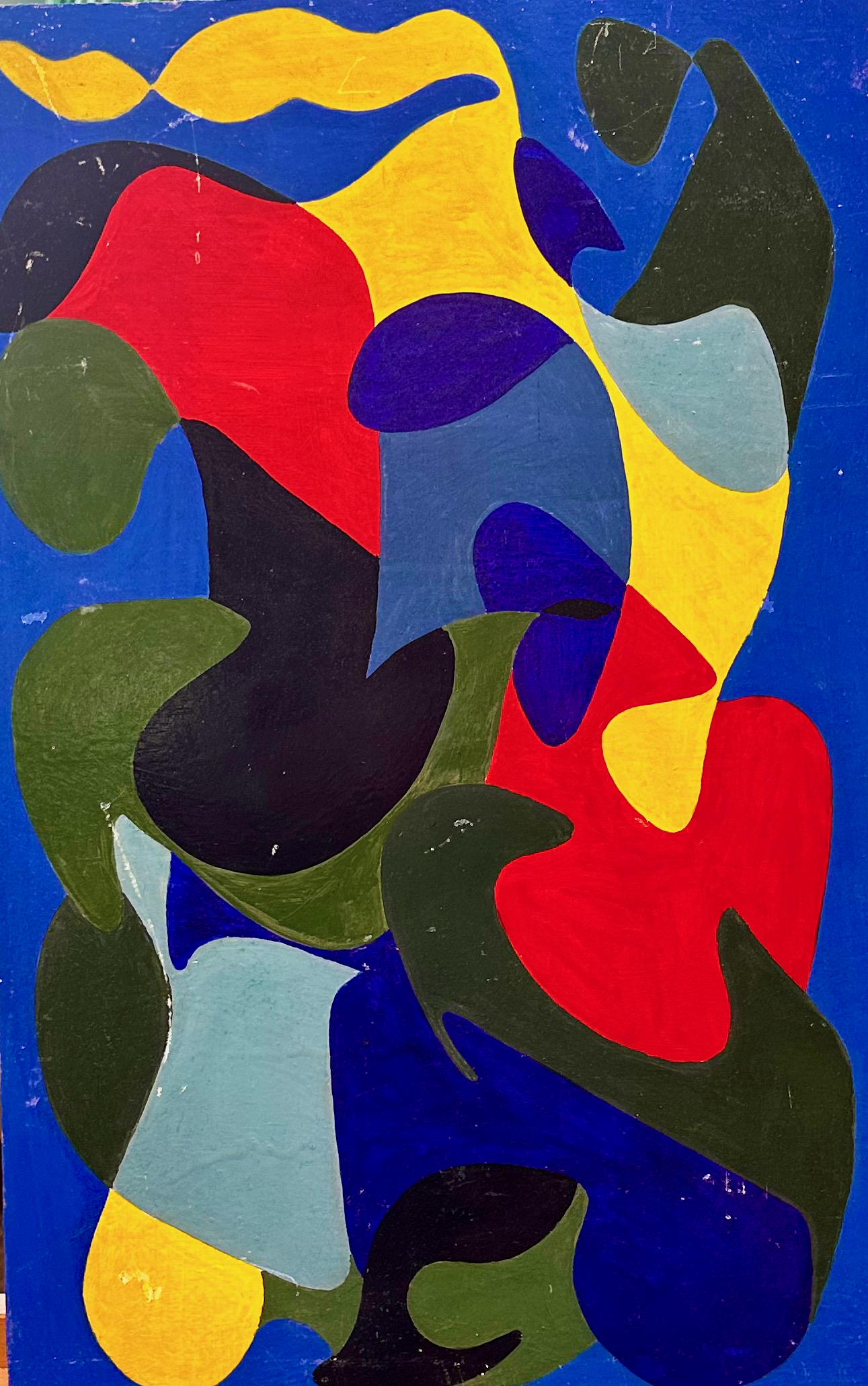 Americus Long African American Modernist Artist: Americus Long African American Modernist Artist , Oil on masonite by Americus Long; dated 1957 on verso; abstract; 22 x 14. This piece came from the estate of the artist.The following biography was re